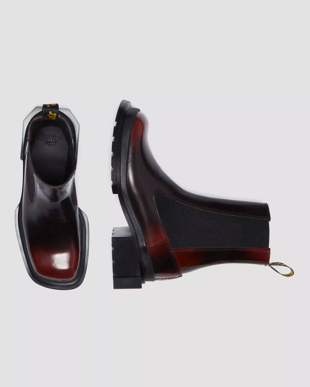 Maybole Square Toe Leather Chelsea Boots