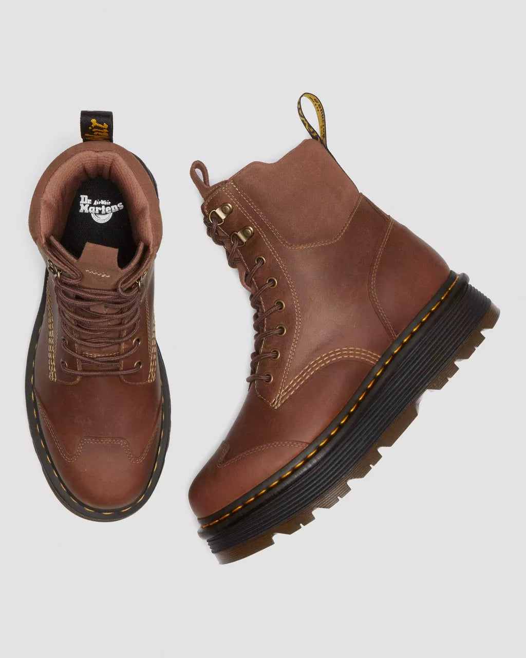 Zebzag Suede &amp; Leather Casual Lace Up Boots