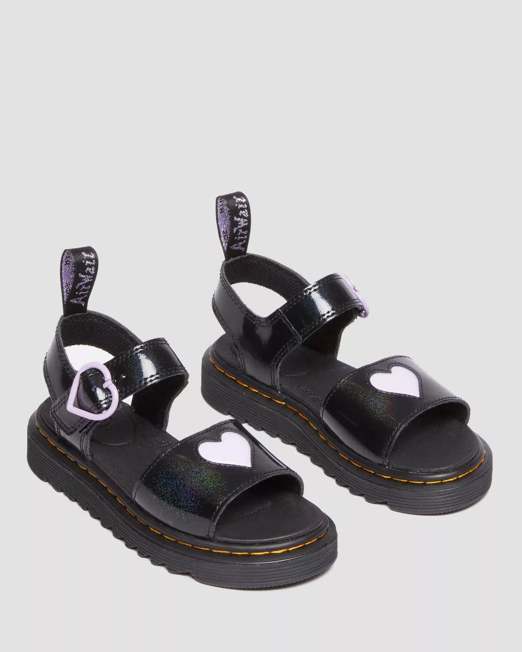 Junior Marlowe Galaxy Shimmer Heart Sandals