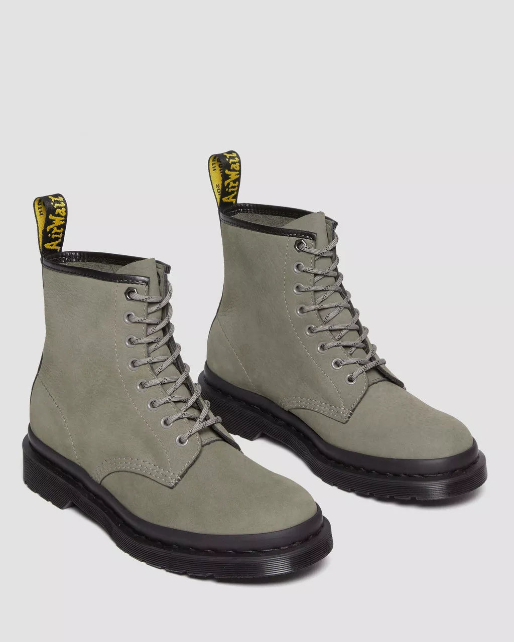 DR MARTENS 1460 Milled Nubuck Leather Lace Up Boots
