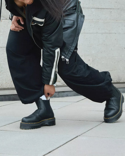 2976 Quad Fur Lined Platform Chelsea Boots