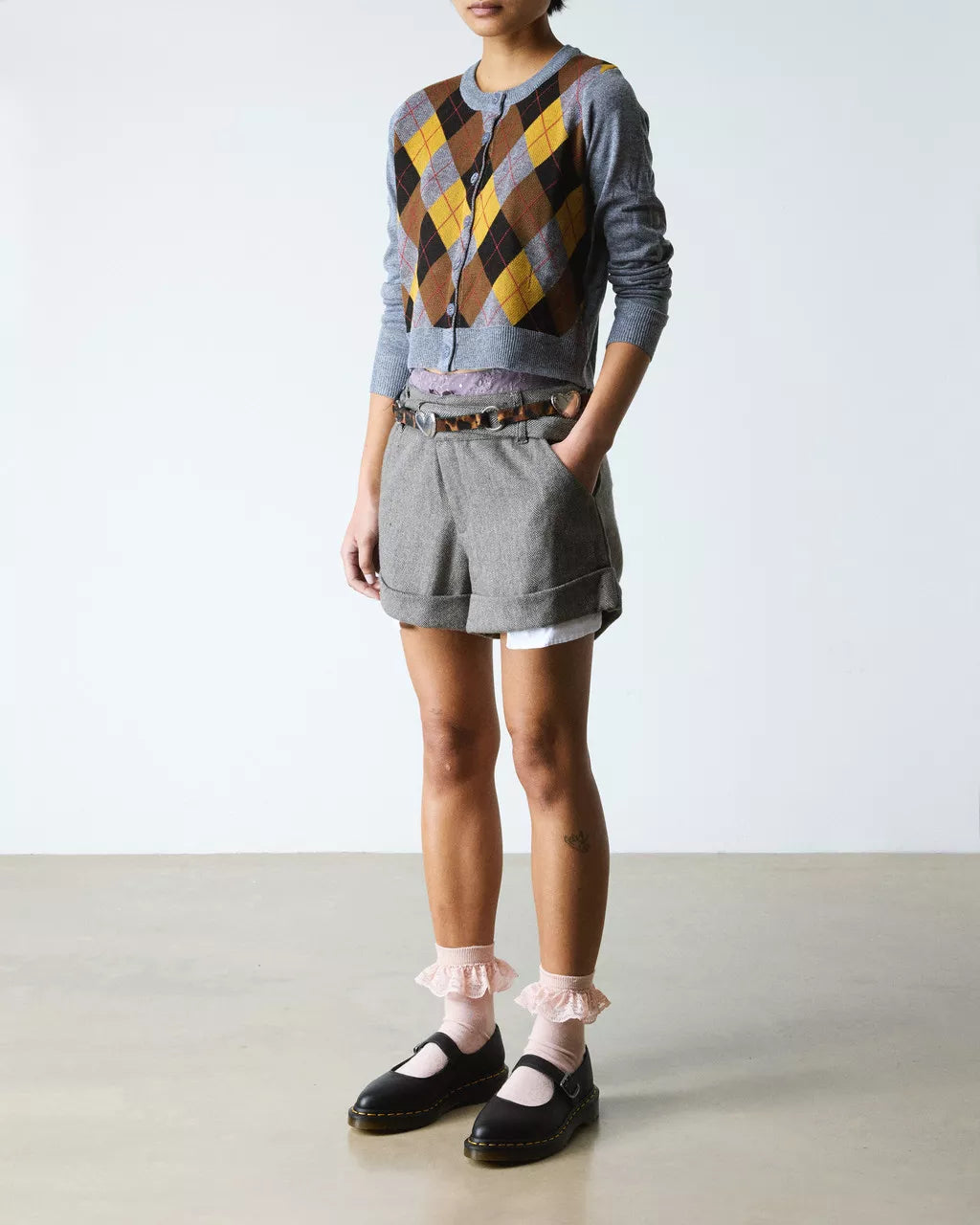 Elphie Virginia Leather Mary Jane Shoes