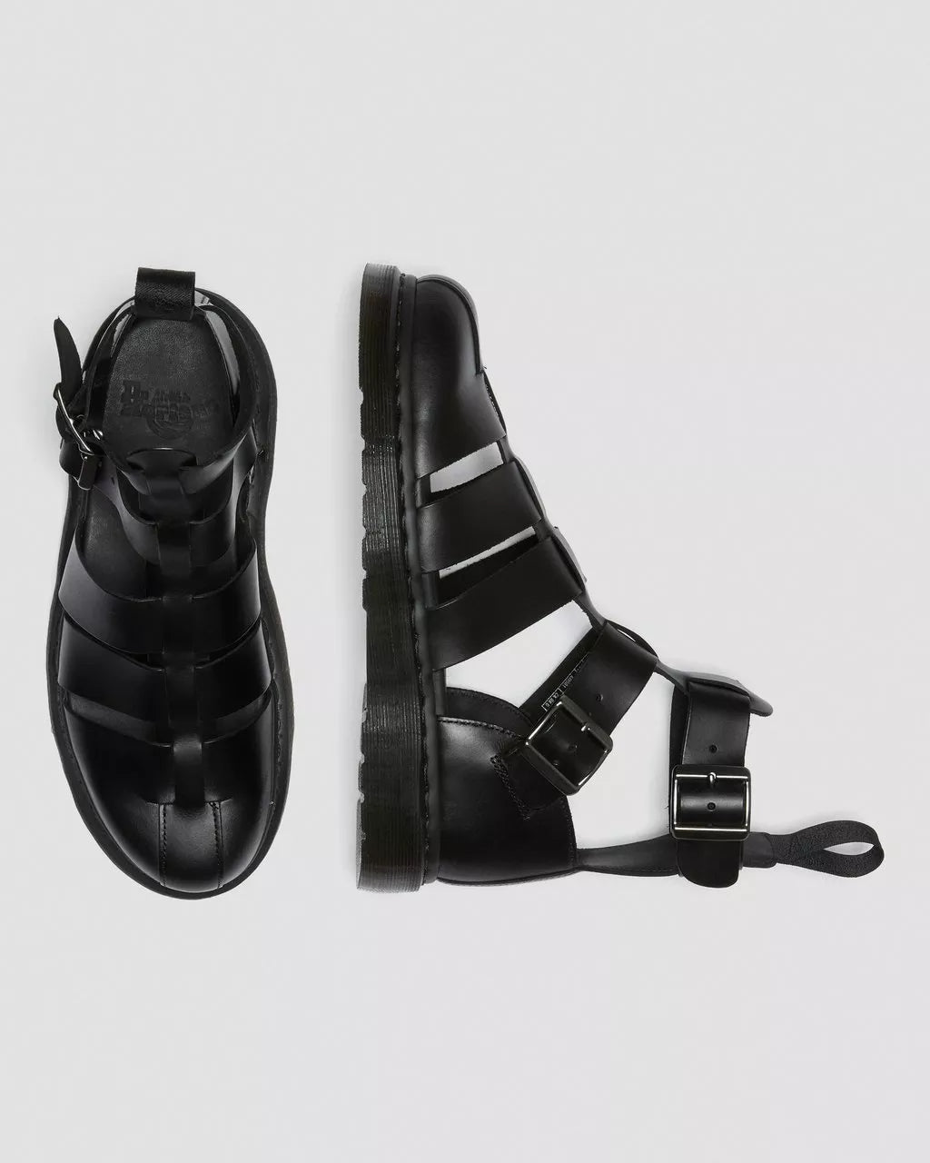 DR MARTENS GERALDO BRANDO ANKLE STRAP SANDALS