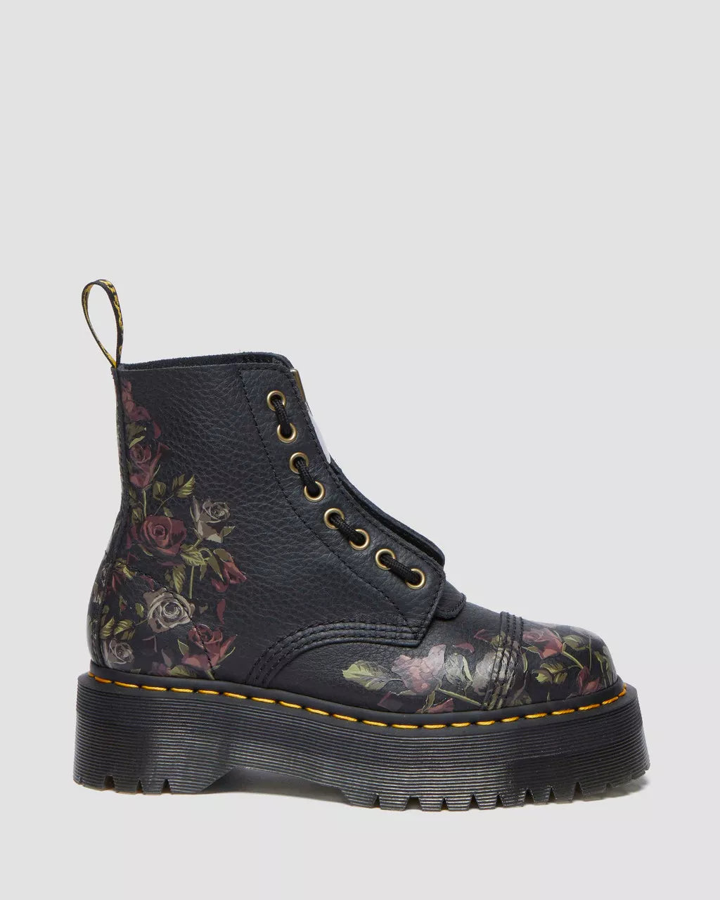 Sinclair Decayed Roses Tumbled Nappa Leather Boots
