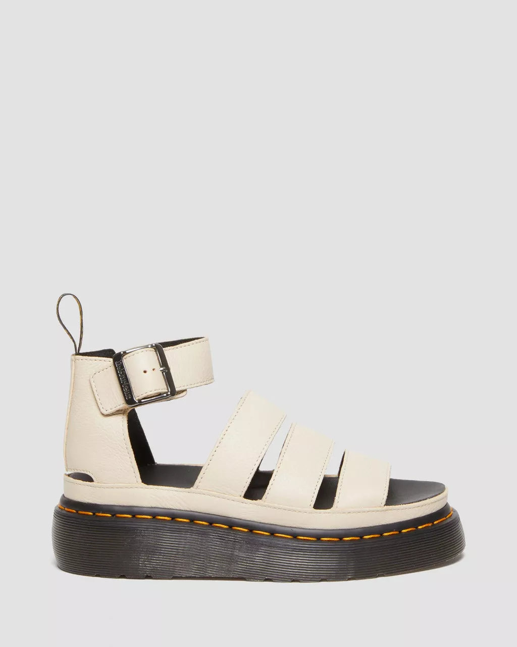 DR MARTENS Clarissa II Pisa Leather Strap Platform Sandals
