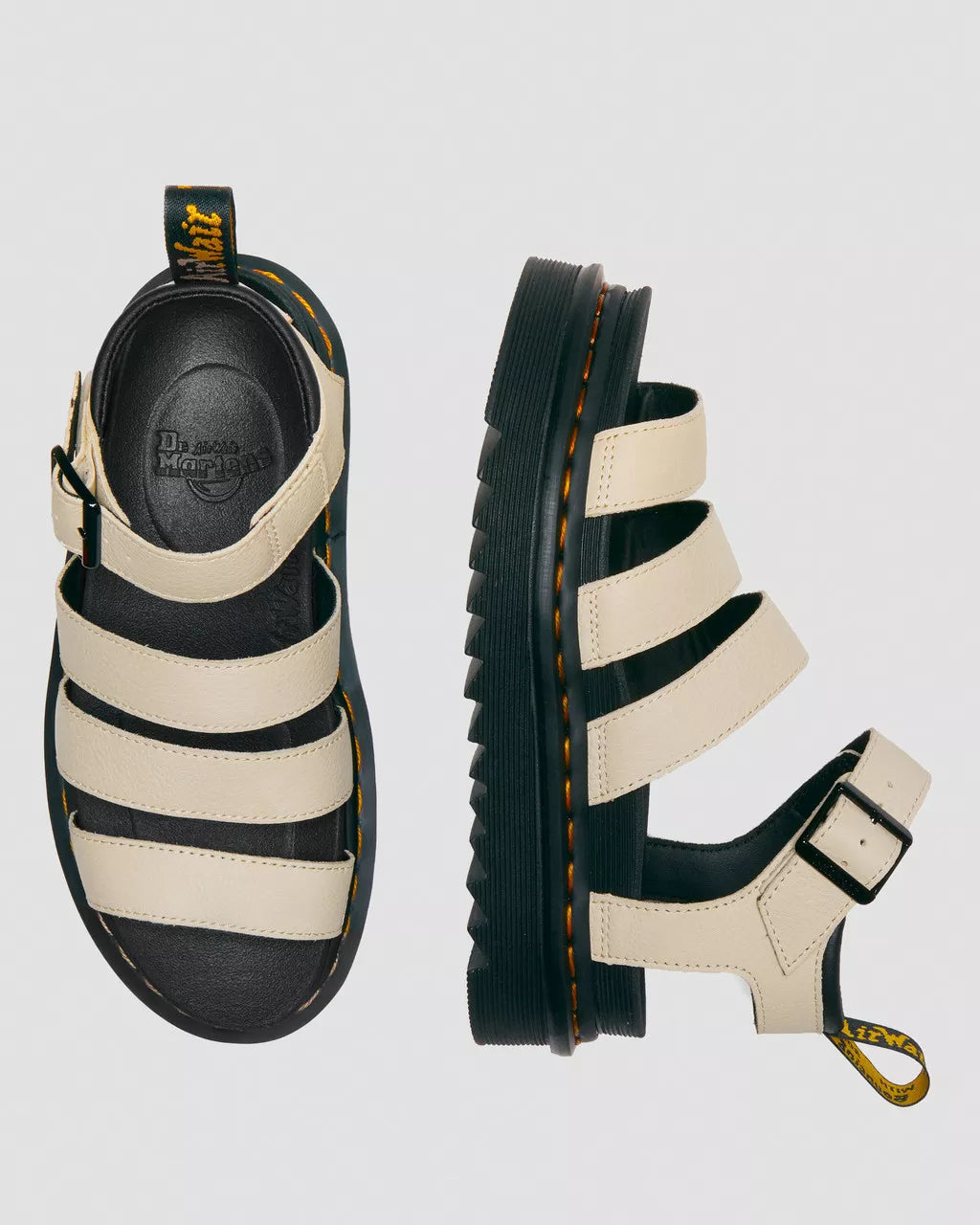 Blaire Pisa Leather Strap Platform Sandals