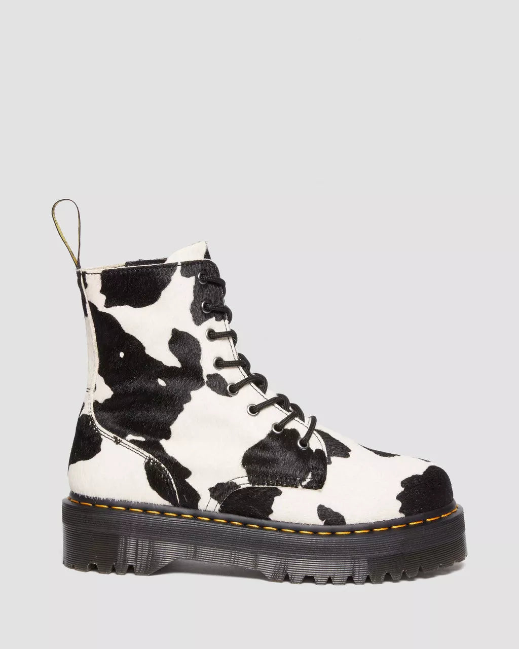 DR MARTENS Jadon Hair-On Cow Print Platform Boots