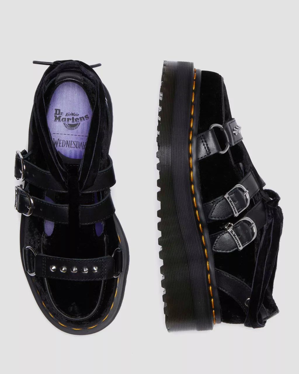 DR MARTENS RAMSEY WEDNESDAY PLATFORM CREEPERS