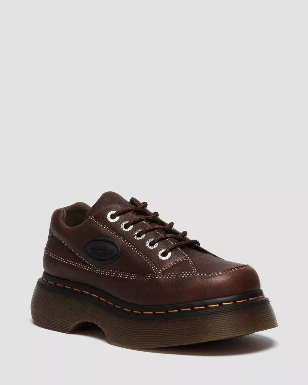 Buzz 5-Eye Grizzly Leather Shoes