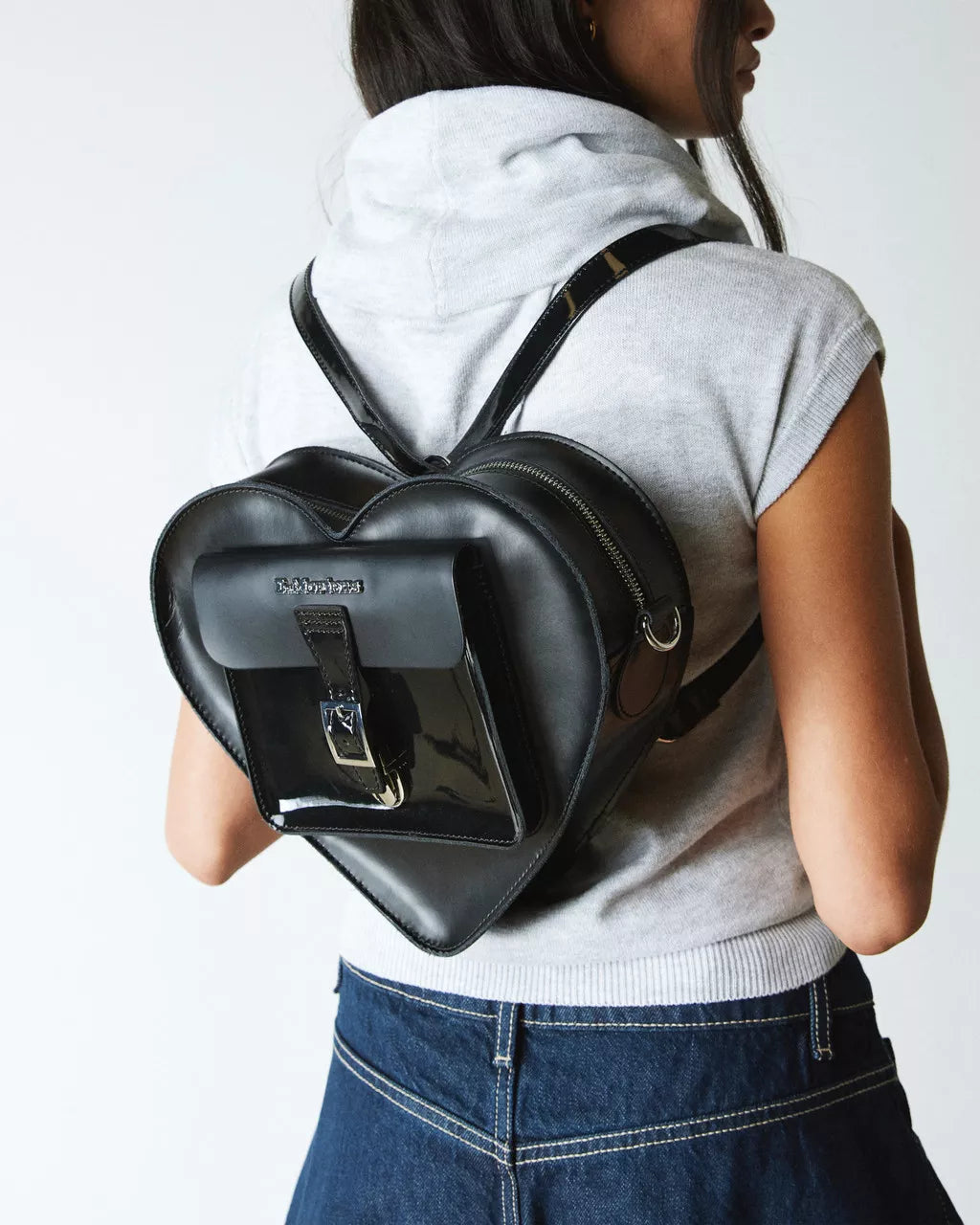 Leather Heart Shaped Bag