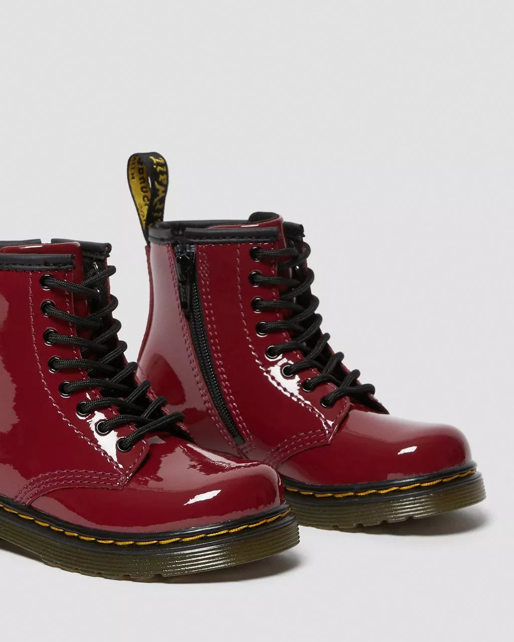 Toddler 1460 Patent Leather Lace Up Boots