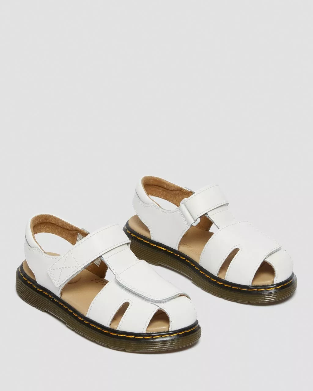 DR MARTENS Junior Moby II Leather Strap Sandals