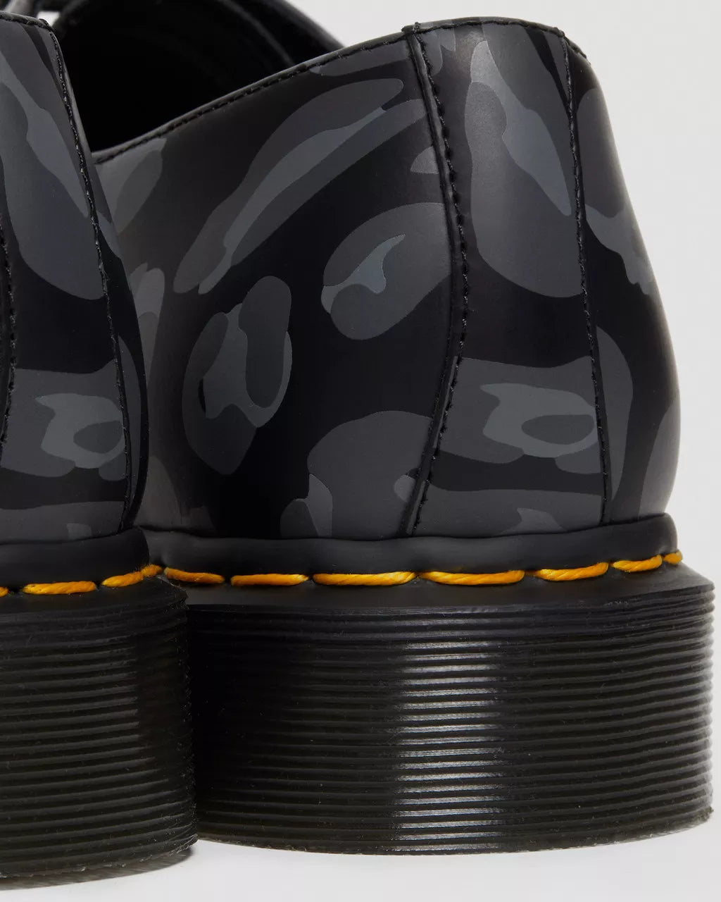 DR MARTENS 1461 Distorted Leopard Print Shoes