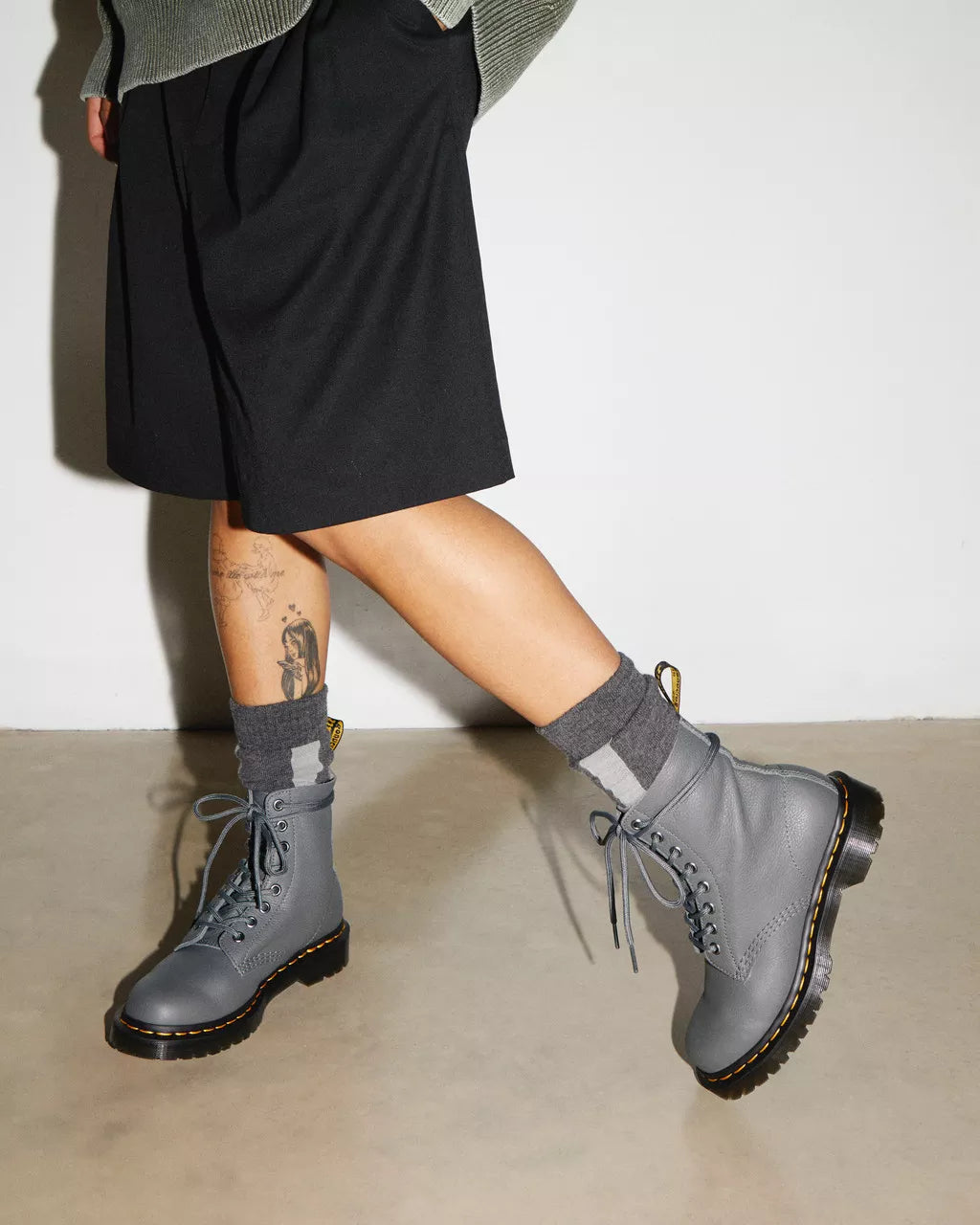 1460 Pascal Virginia Leather Lace Up Boots