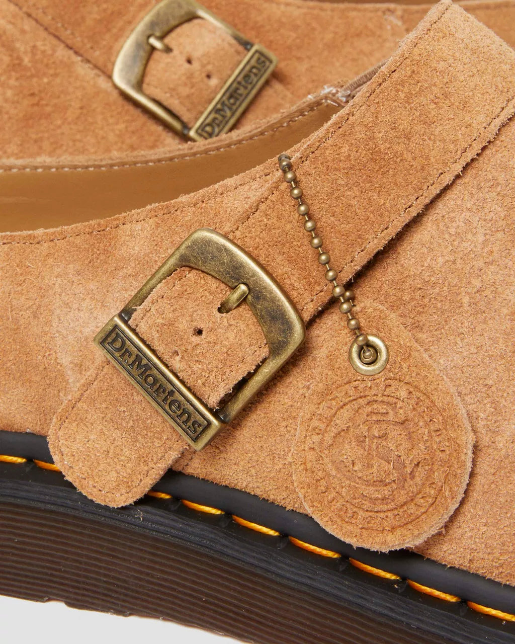 DR MARTENS Isham Desert Oasis Suede Mules