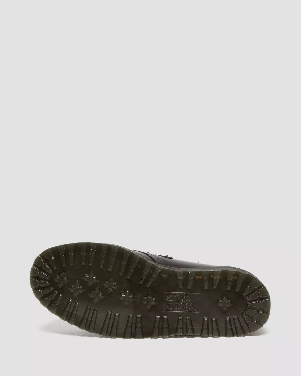 DR MARTENS Ramsey Woven Smooth Leather Platform Creepers