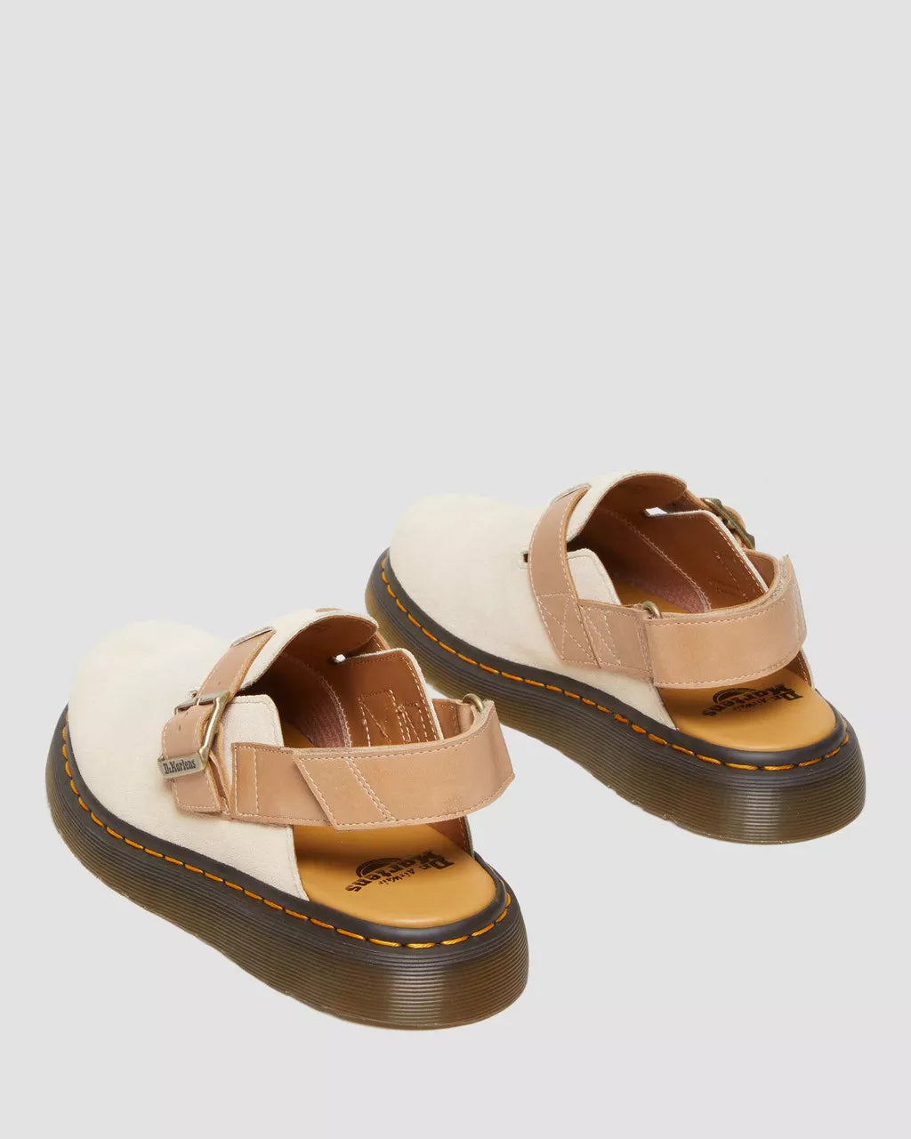 DR MARTENS Jorge II Suede &amp; Leather Slingback Mules