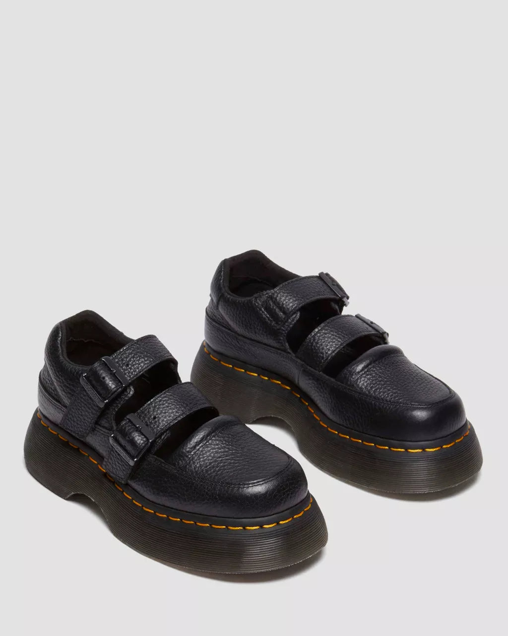 Buzz Milled Nappa Leather Mary Jane Shoes