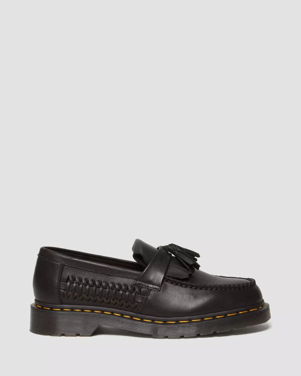 DR MARTENS Adrian Woven Leather Tassel Loafers