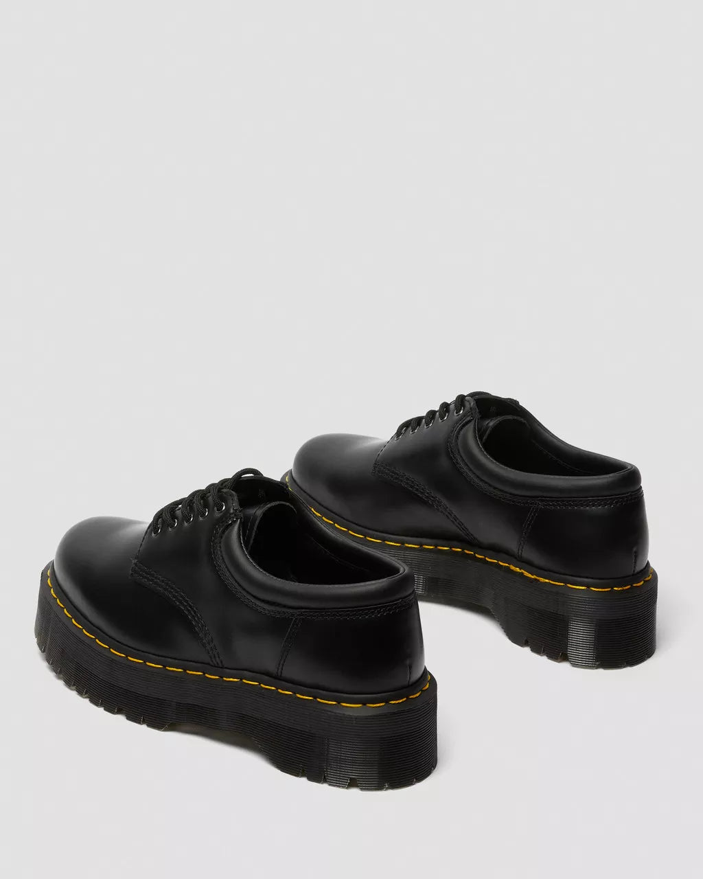 8053 Quad Smooth Leather Platform Shoes