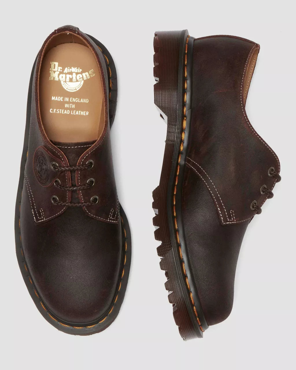 1461 Wax Commander Leather Oxford Shoes