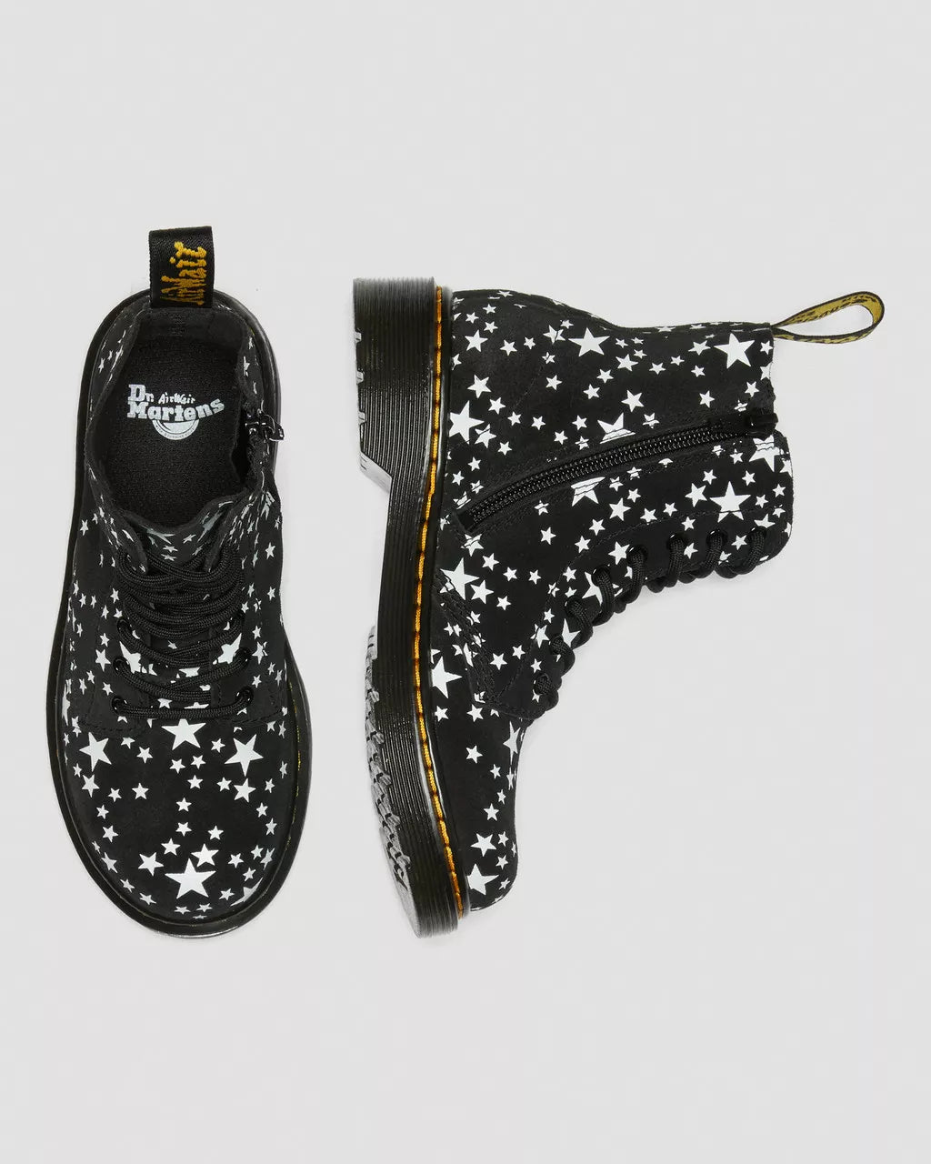Junior 1460 Pascal Star Suede Lace Up Boots