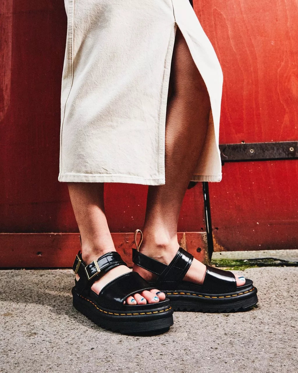 DR MARTENS Voss Vegan Strap Sandals