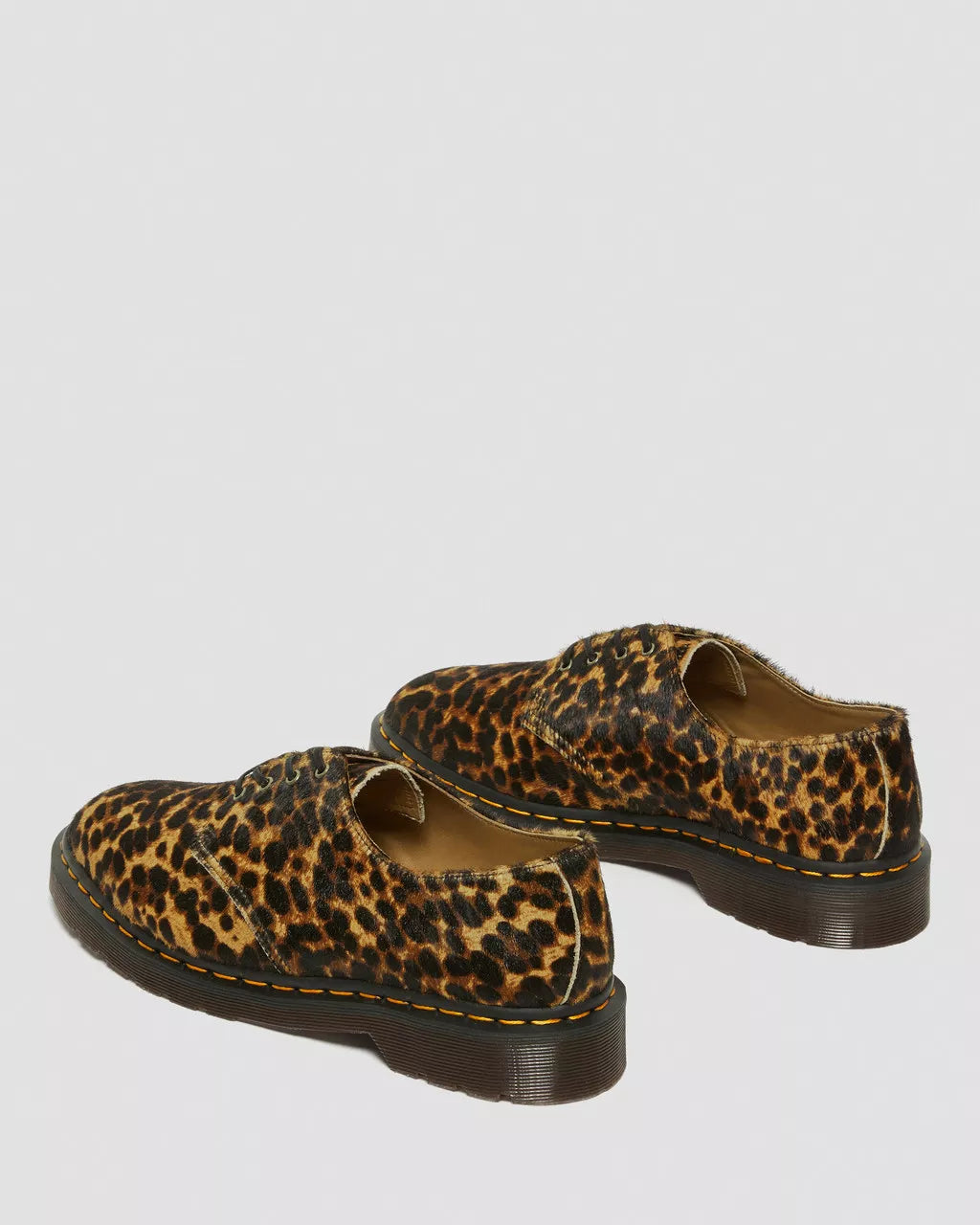 DR MARTENS Smiths Hair On Leopard Print Shoes