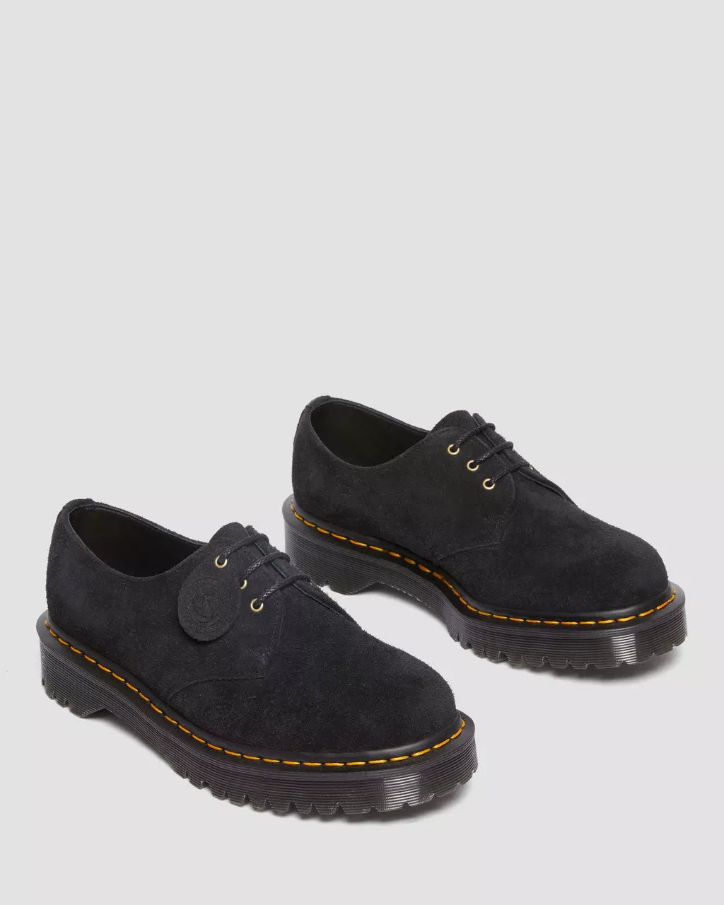 DR MARTENS 1461 Bex Made In England Tufted Suede Shoes